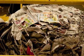 Old newspapers returned to factory - Wallpaper