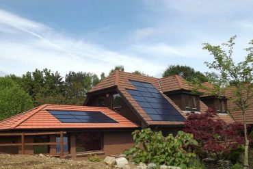 Solar panels integrated into home's roof - Sustainable from the ground up