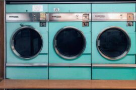 row of washing machines - 5 things that might shorten the life of your washing machine