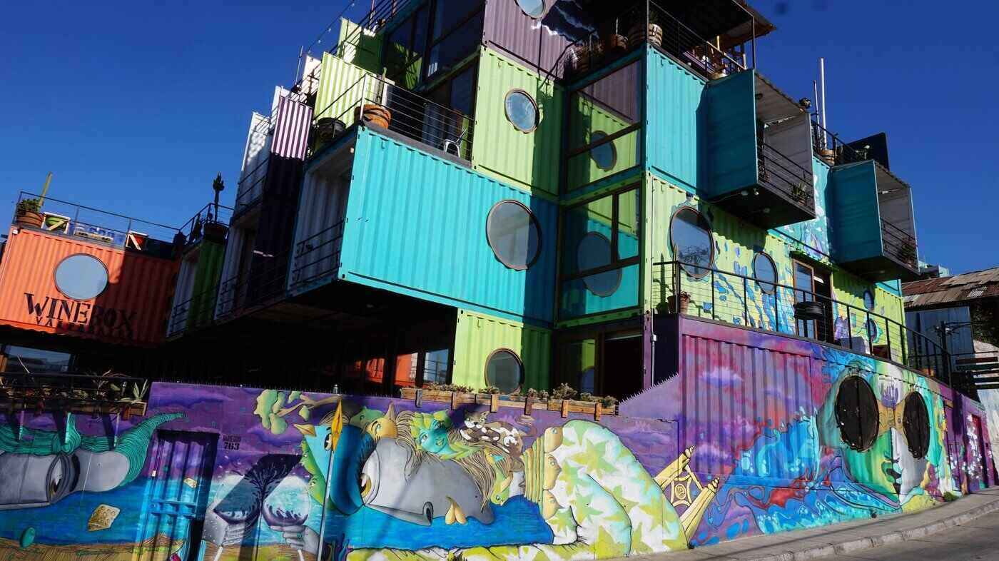 shipping container home in valparaiso chile - how to build your dream container home