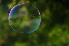 large soap bubble against outdoor background - 7 reasons to consider all-natural products