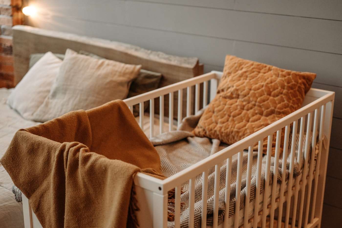 beautiful crib with low voc paint - best paints for a baby crib buying guide